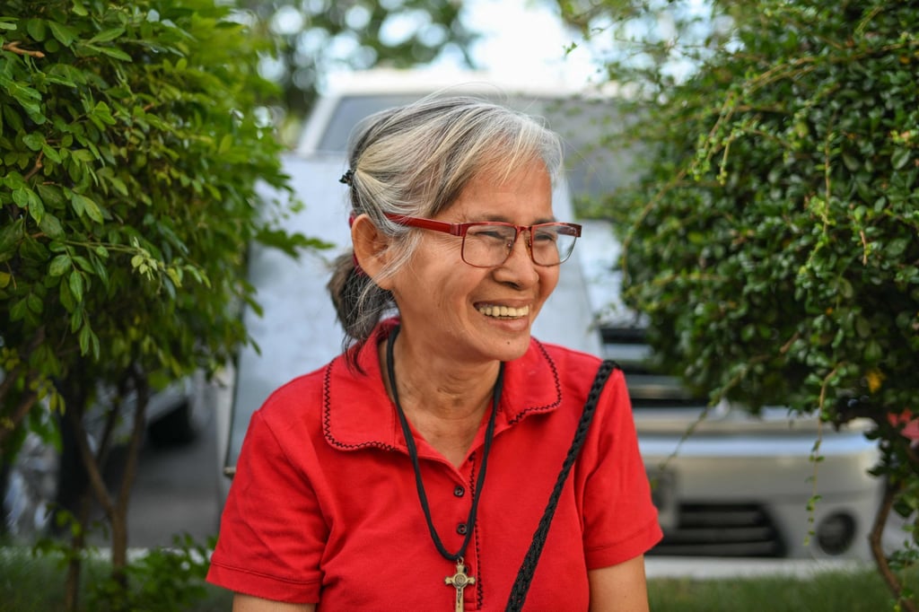 Sister Marilena Narvaez, 83, says she isn’t praying for Cardinal Luis Antonio Tagle to become pope. Photo: AFP