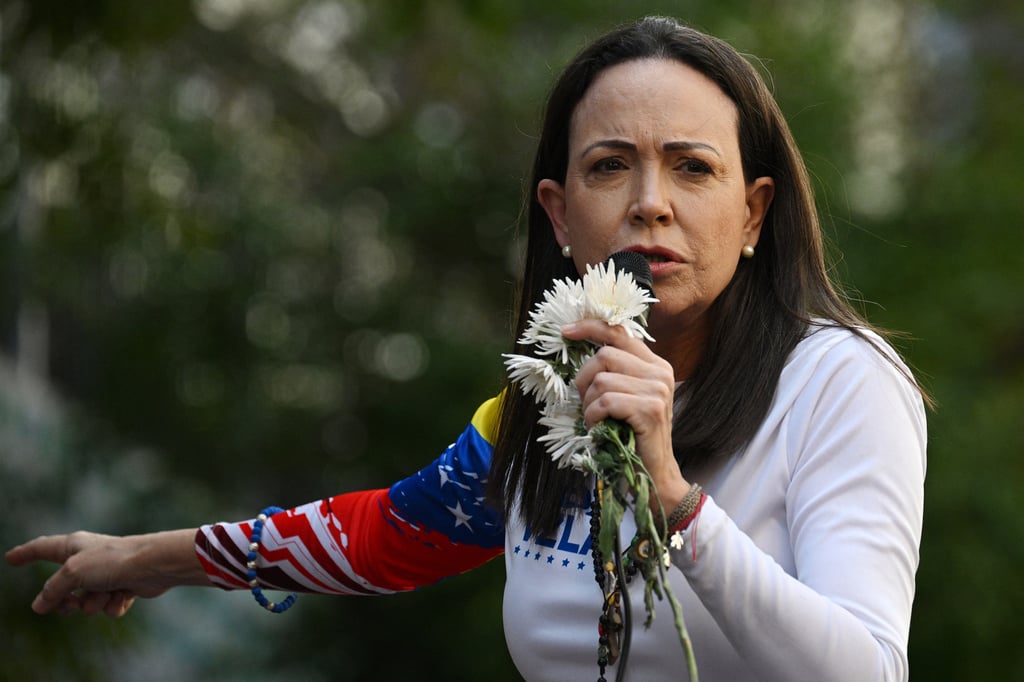 Venezuelan opposition leader Maria Corina Machado. File photo: AFP