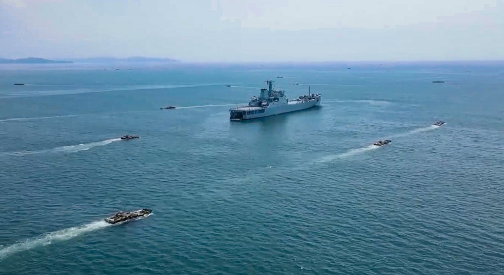 PLA Daily highlighted the importance of the military defending the nation’s sovereignty, security and development. Photo: Weibo/PLA Eastern Theatre Command