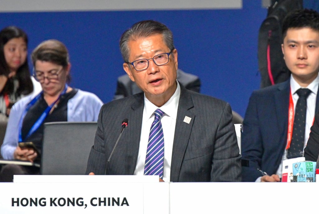 Financial Secretary Paul Chan was in Italy last week for the Asian Development Bank’s annual meeting. Photo: Handout