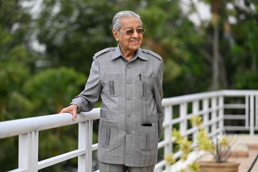 Malaysia’s former prime minister Mahathir Mohamad said Donald Trump’s tariffs will raise US living costs. Photo: AFP