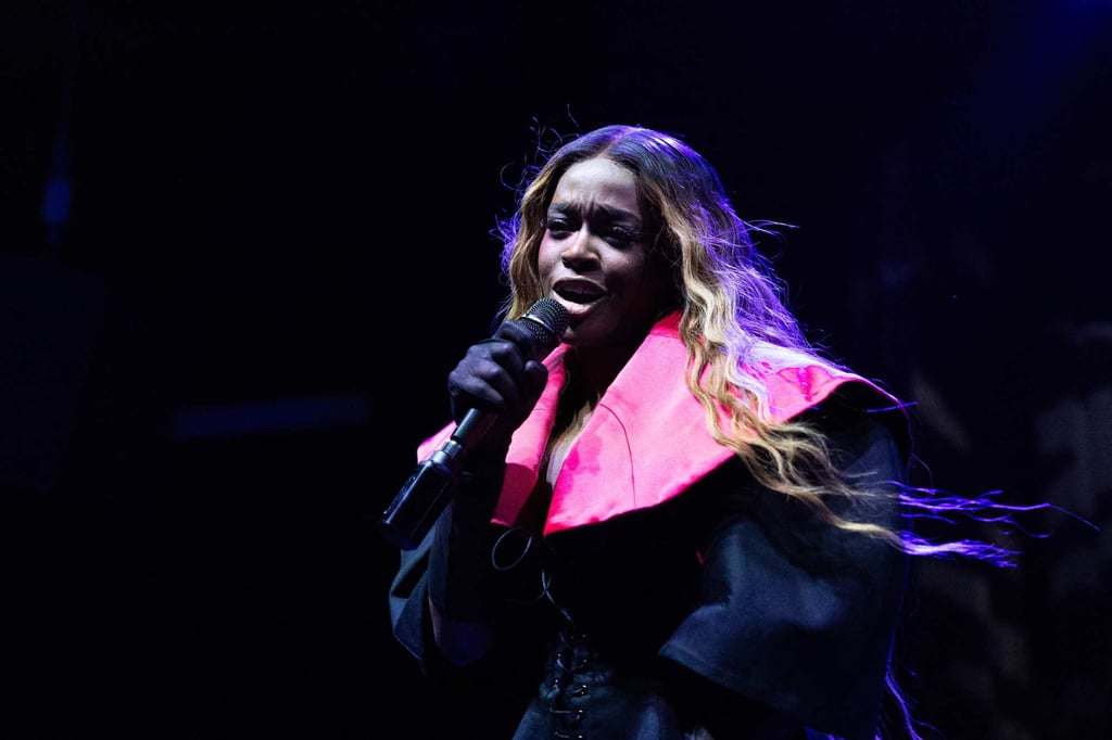 US rapper Azealia Banks performs during her concert in Paris on April 12. Photo: AFP