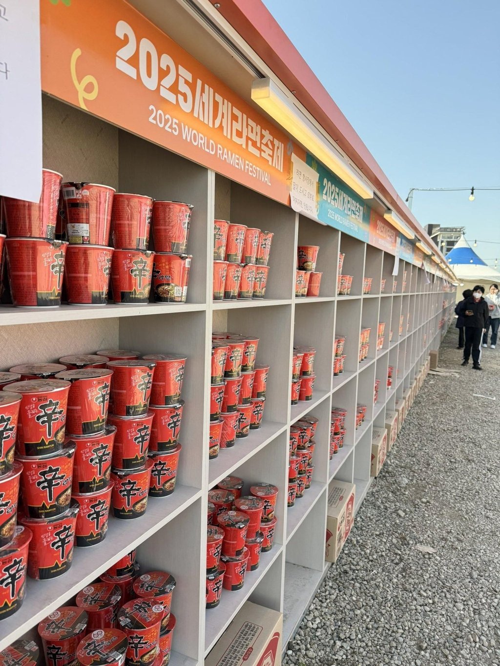 A collection of ramen at the 2025 World Ramen Festival in Busan, May 4. Photo: Handout