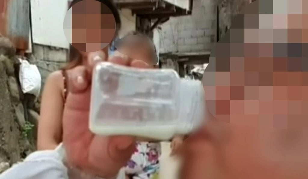 The unidentified influencer posts videos in which he drinks the breast milk in front of nursing mothers and their babies. Photo: Handout