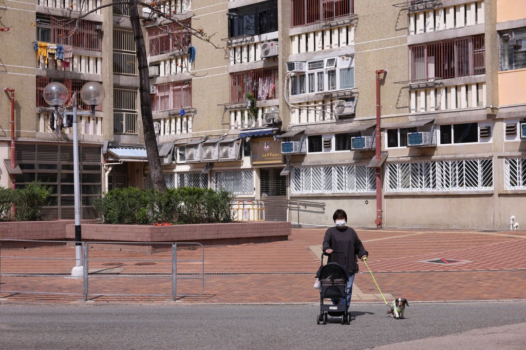 A public housing estate in Wong Tai Sin on March 21. Photo: Nora Tam