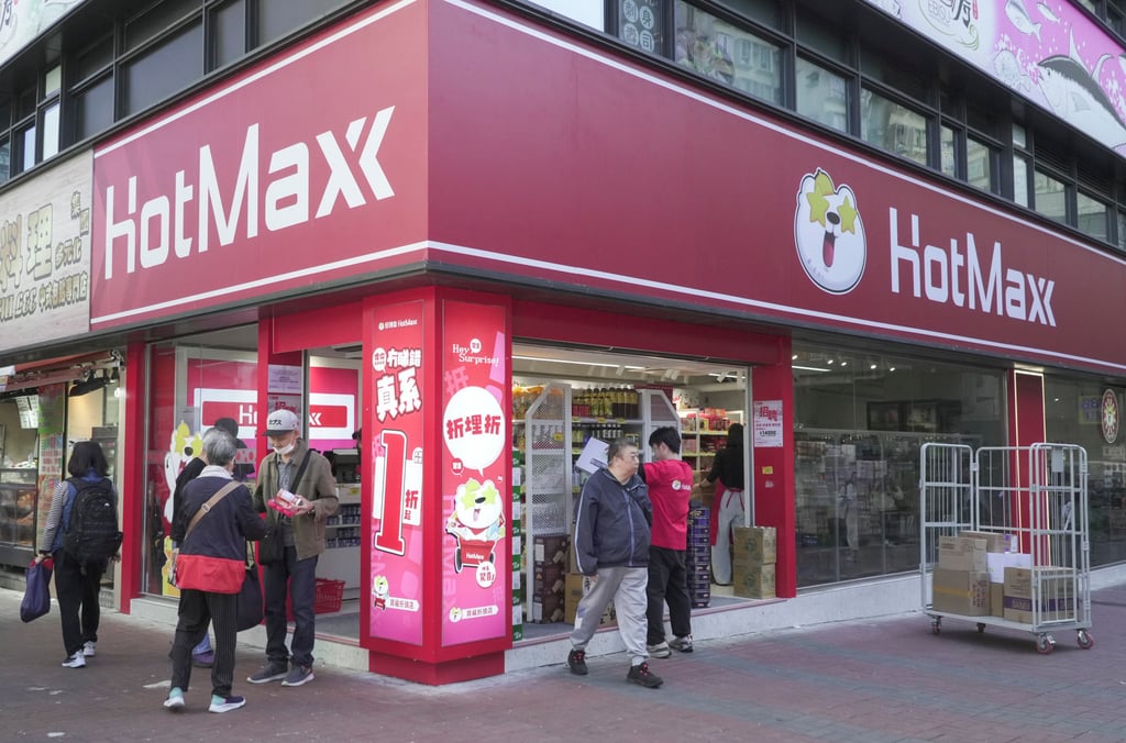 The mainland discount grocery chain HotMaxx debuted in the city in September last year. Photo: Connor Mycroft