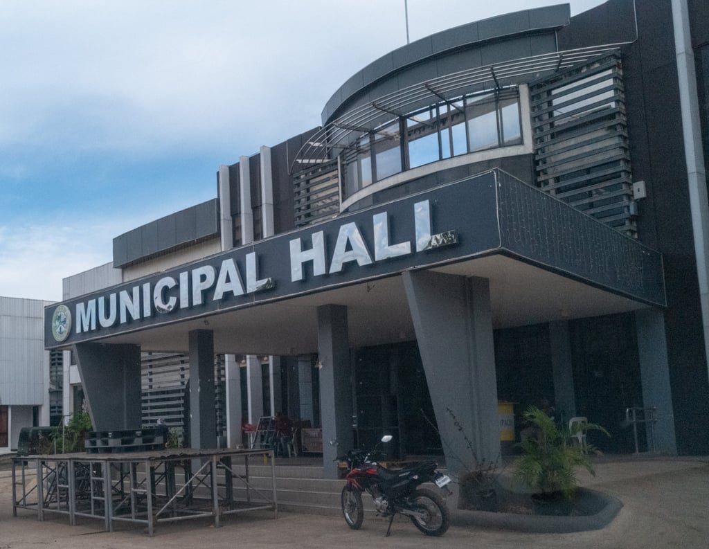 Santa Cruz town hall in Davao del Sur, Mindanao, where Philippine authorities have uncovered around 1,600 fake birth registrations. Photo: Jeoffrey Maitem
