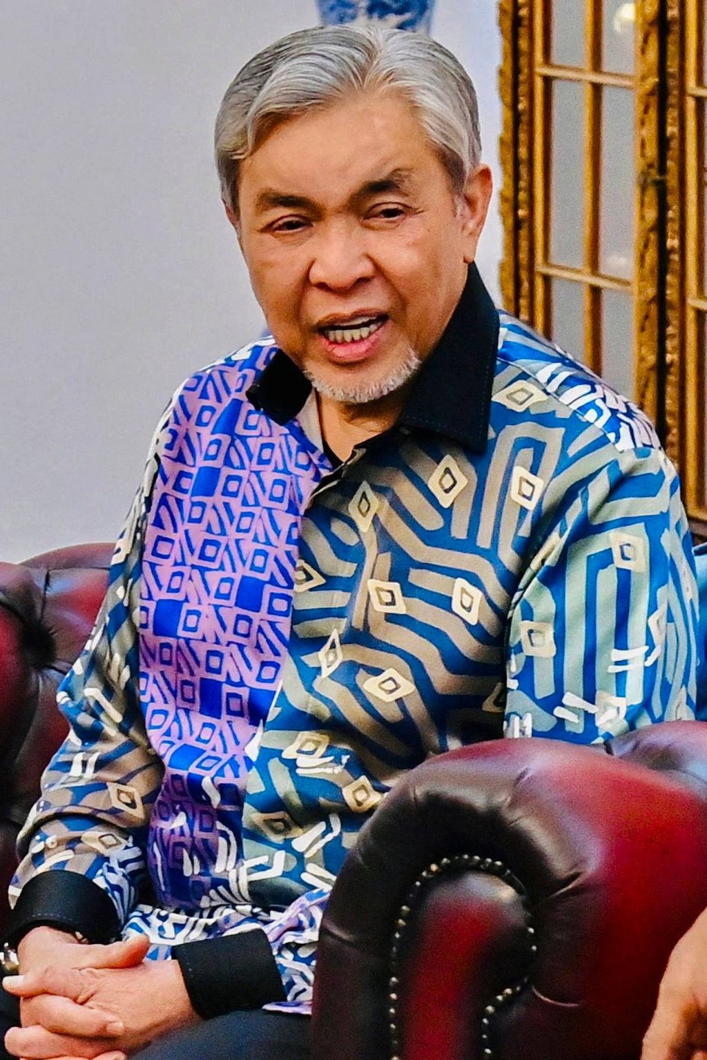Malaysia’s Deputy Prime Minister Ahmad Zahid Hamidi at a meeting in Jakarta. Photo: Indonesia’s Presidential Palace / AFP
