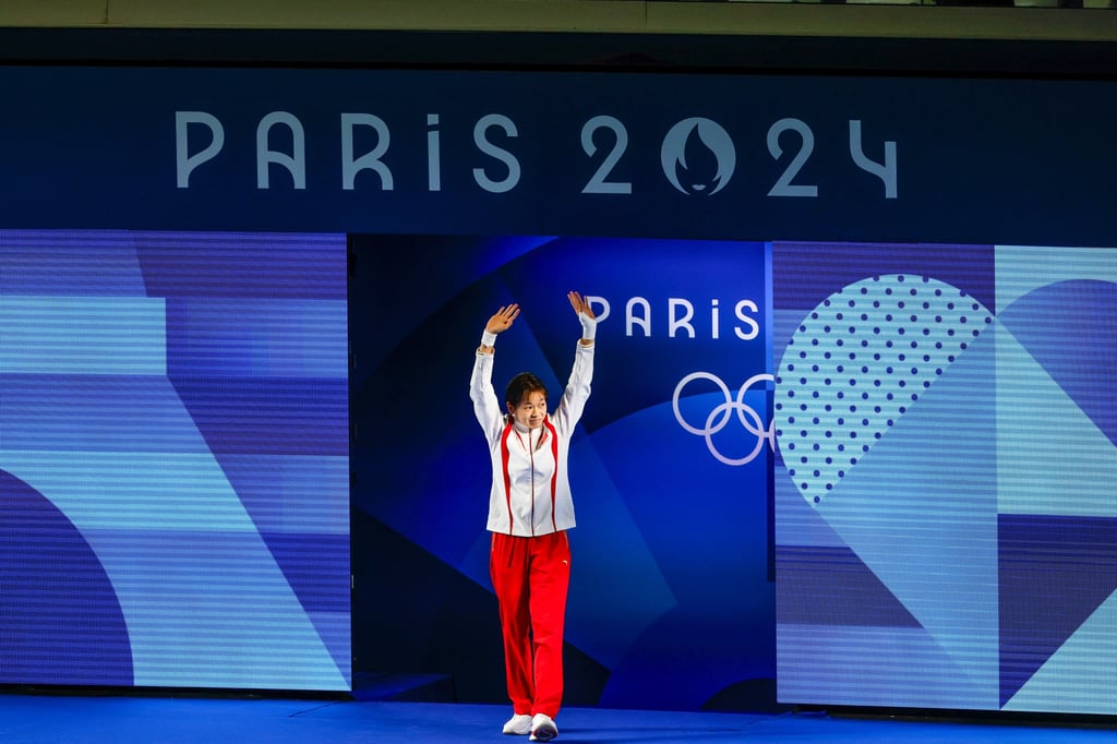 Quan Hongchan pictured at the Paris Olympics. Her level of performance has dipped in recent times. Photo: Getty Images