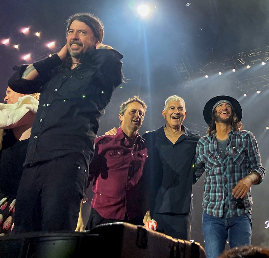 Foo Fighters on stage during their “Everything or Nothing at All” tour in Los Angeles on August 20, 2024. Photo: Facebook/Foo Fighters