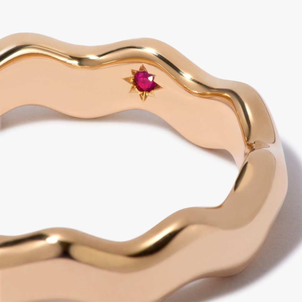 Whoopsie Daisy Gold 4mm ring by Annoushka. Photo: Handout