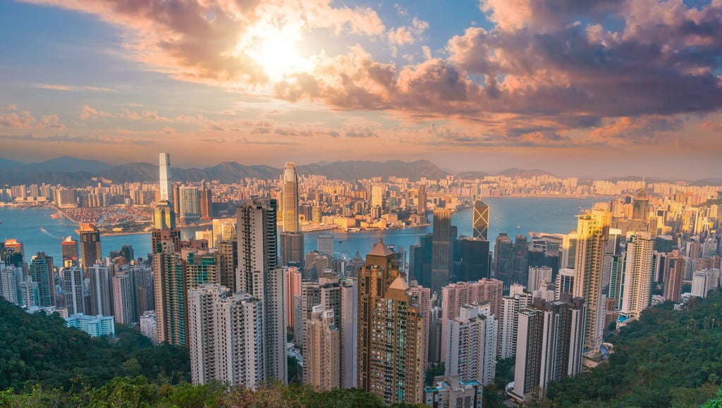 A bird’s-eye view of Hong Kong from Victoria Peak. Photo: Shutterstock