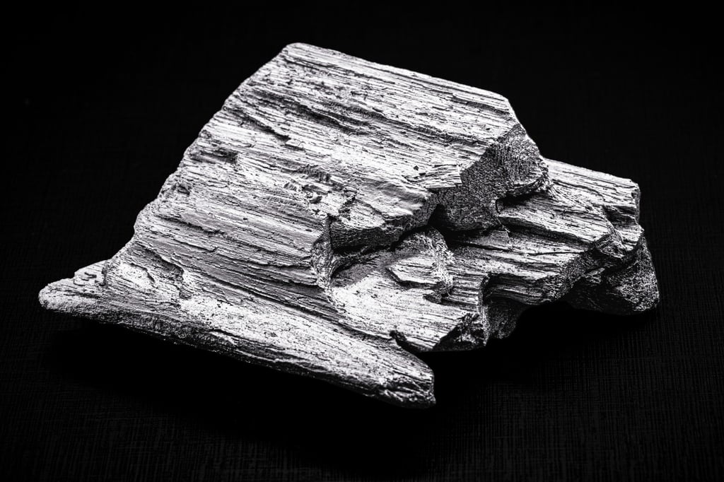 Tellurium is a solid chemical element, usually produced as a byproduct of copper refining. Photo: Shutterstock