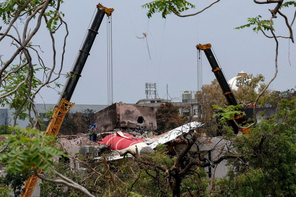 An Air India plane crashed soon after take off in India’s western city of Ahmedabad last Thursday. Photo: Reuters
