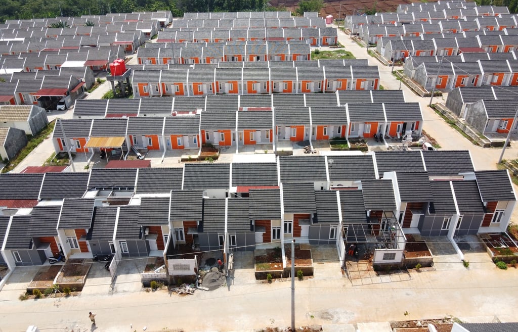 An area of subsidised housing in Indonesia. Photo: Shutterstock