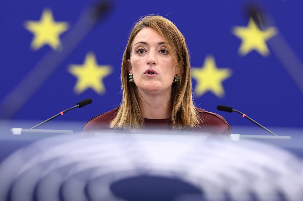 A remarkable reset in relations has been under way, led by European Parliament President Roberta Metsola. Photo: AFP
