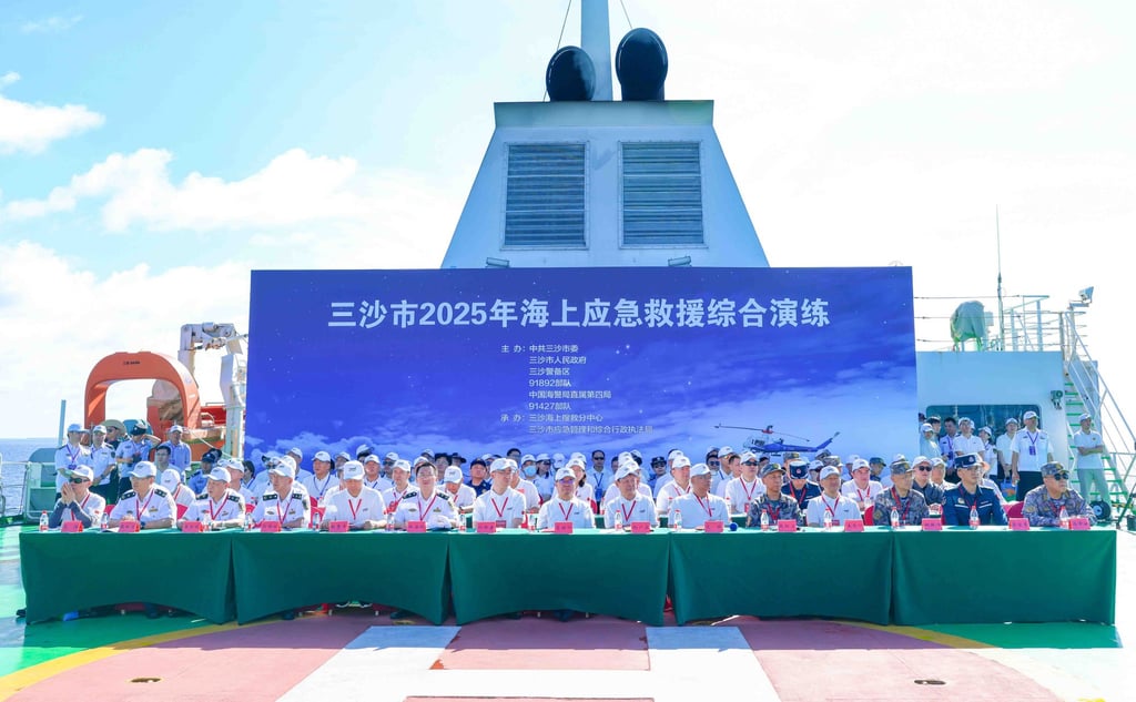State media and the Sansha government have highlighted the scale and scope of the exercise. Photo: Handout