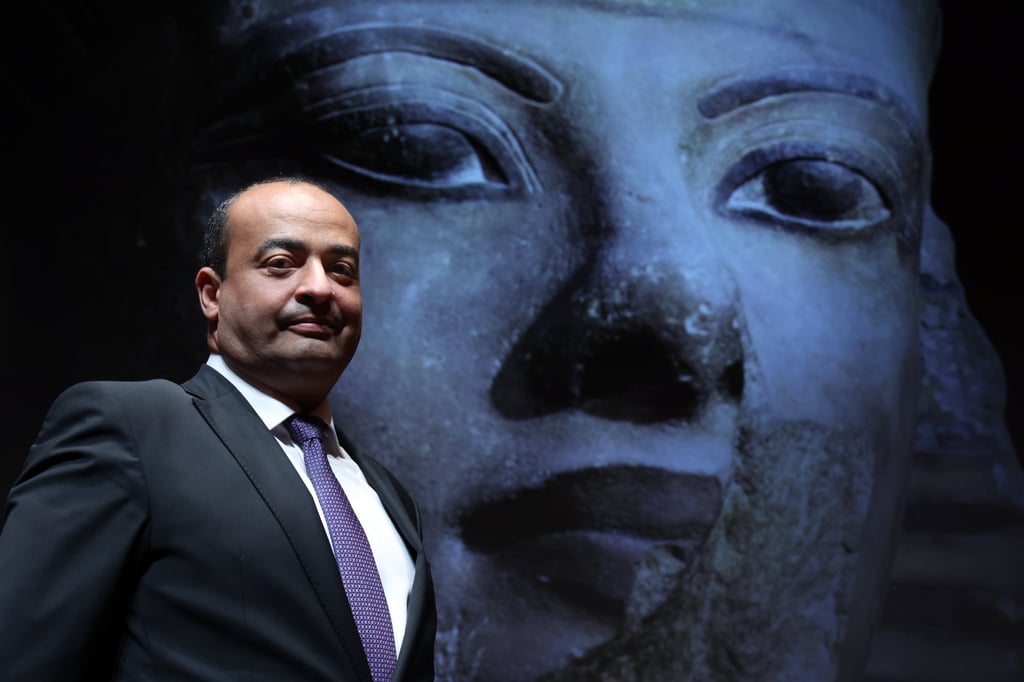 Dr Mohamed Ismail Khaled says he hopes the exhibition will encourage people to visit his country. Photo: Dickson Lee