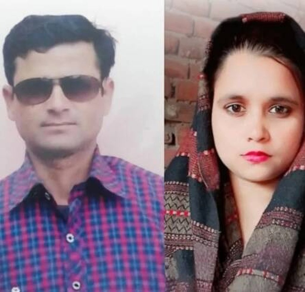 Shakeel, left, fled to Delhi with his daughter-in-law-to-be Ayesha, tearing his family apart. Photo: Handout