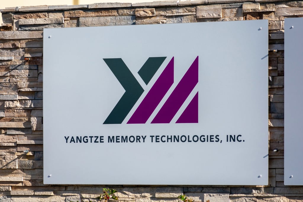 A sign at YMTC’s Silicon Valley office. Photo: Shutterstock