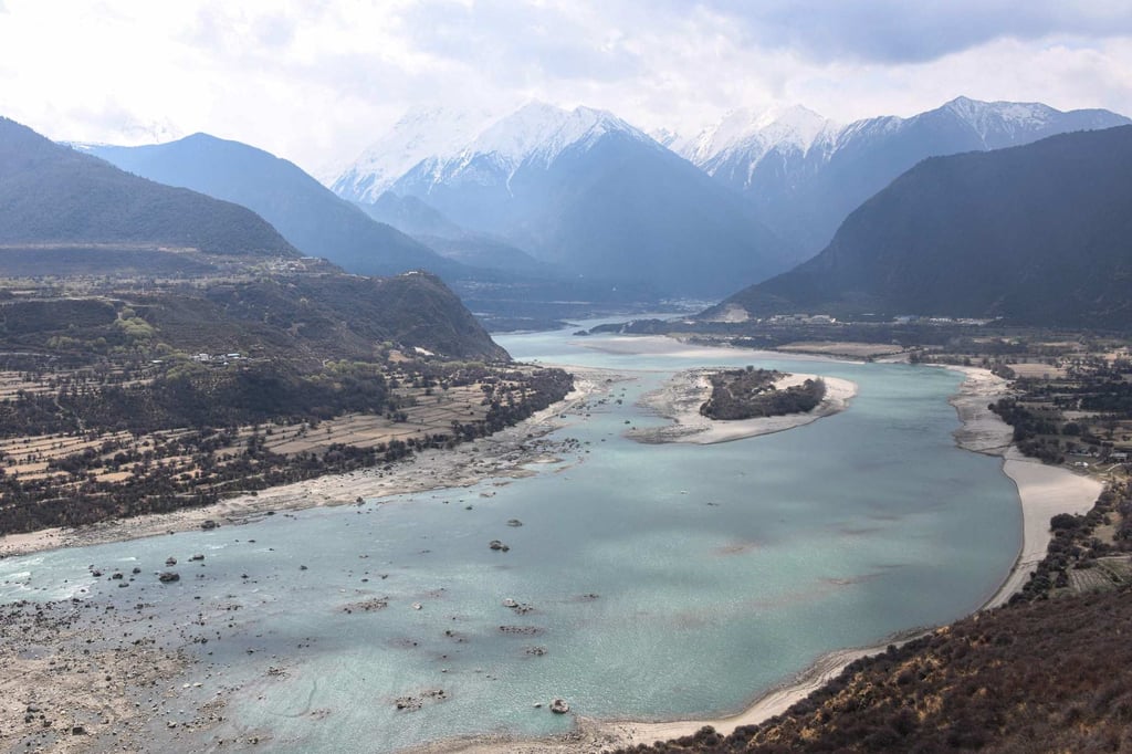 The mega dam across the Yarlung Tsangpo River could produce triple the electricity generated by the Three Gorges dam further south. Photo: AFP