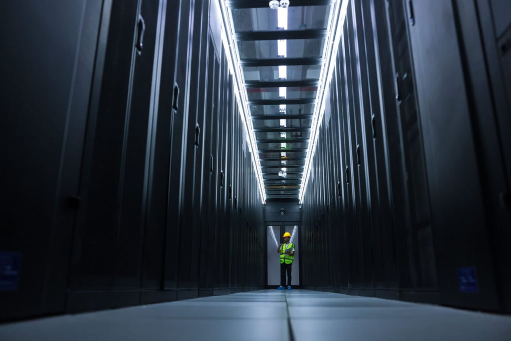 A data centre in southwest China’s Guizhou province. Photo: Xinhua
