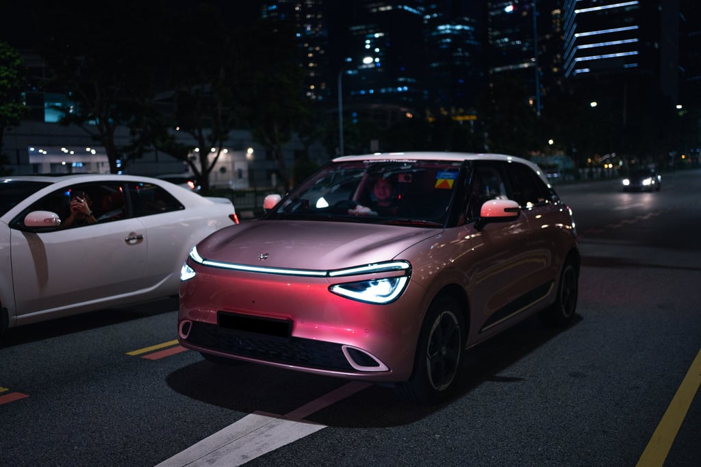 A Dongfeng EV, which is among the Chinese brands gaining ground in Singapore. Photo: Justin Tan
