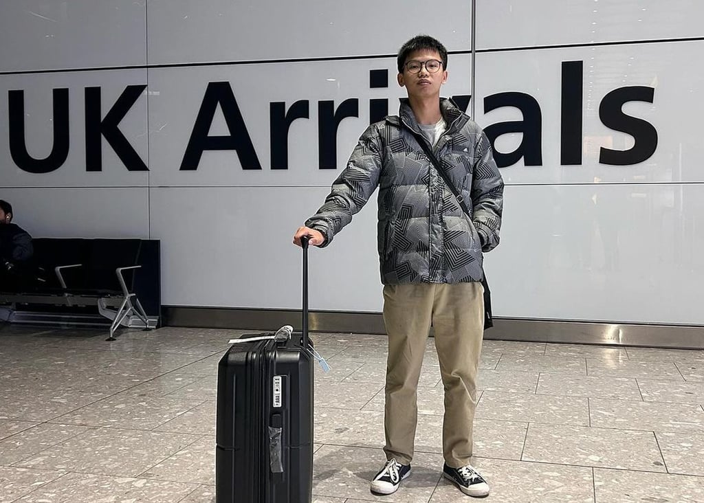 Tony Chung announced on social media that he had been granted asylum in the UK. Photo: Handout