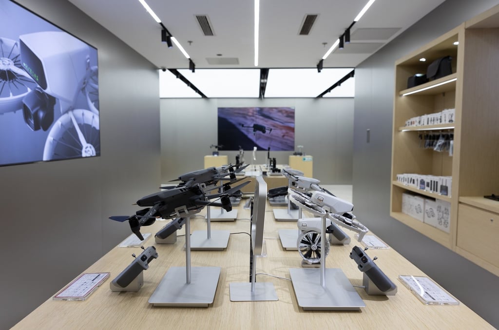 A DJI store in Beijing. Photo: EPA-EFE
