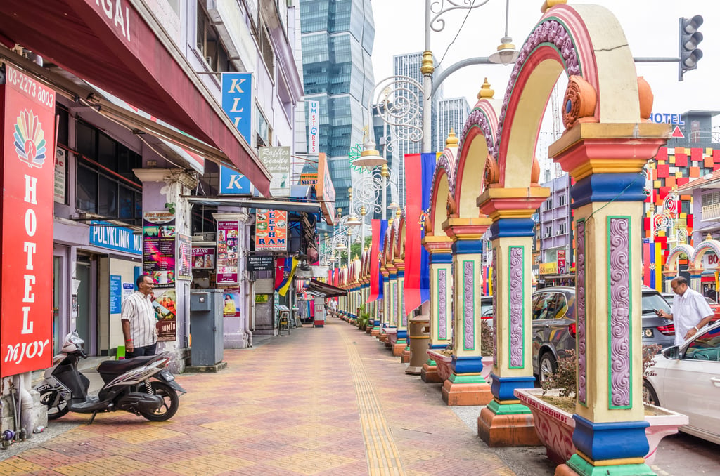 A street in Brickfields, also known as Little India, in Kuala Lumpur. Photo: Shutterstock