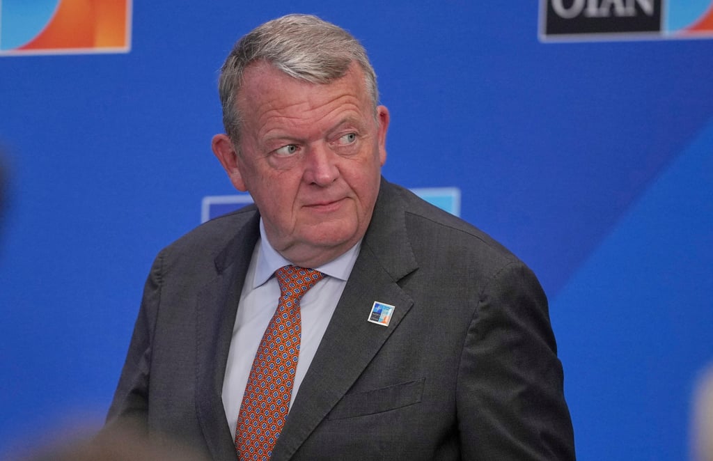 FDenmark’ Foreign Minister Lars Løkke Rasmussen arrives for the Nato summit in The Hague, Netherlands in June. Photo: AP