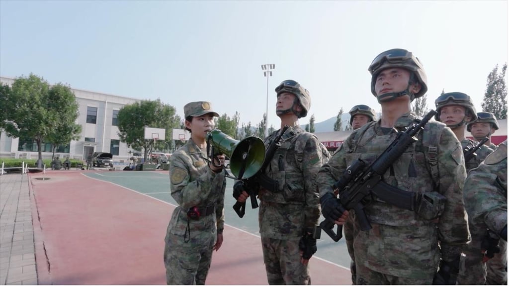 Keeping them in line: When Wang speaks, the men under her command listen. Photo: shobserver