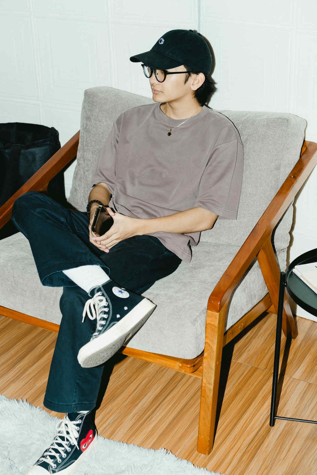 Aron Josh Santos, 23, relaxes at home in Bataan province, the Philippines. Photo: Aron Josh Santos