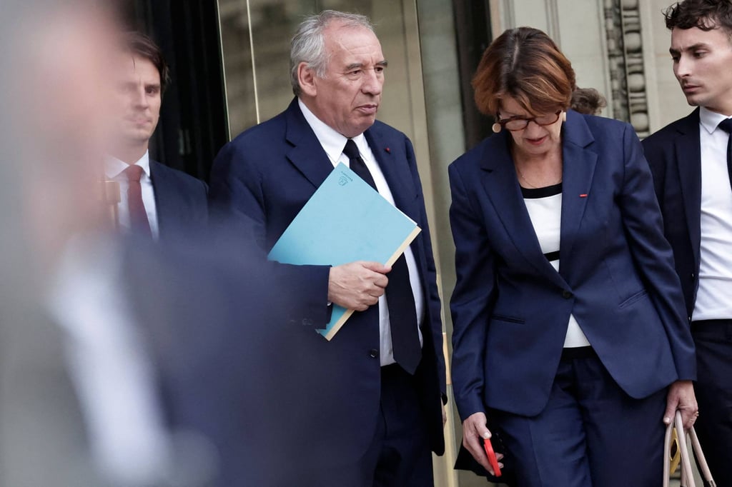 France’s Prime Minister Francois Bayrou after the confidence vote. Photo: AFP