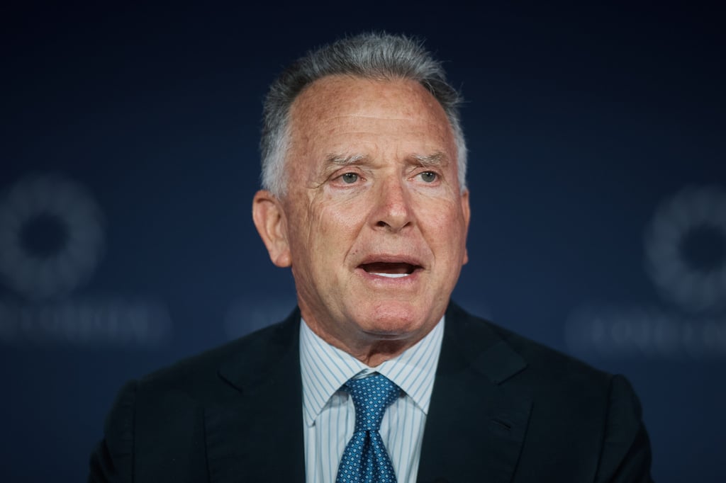 US Special Envoy to the Middle East Steve Witkoff speaks during the Concordia Annual Summit in New York on Wednesday. Photo: AP