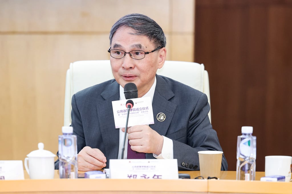 Zheng Yongnian is dean of the public policy school at the Chinese University of Hong Kong, Shenzhen. Photo: CUHK-Shenzhen