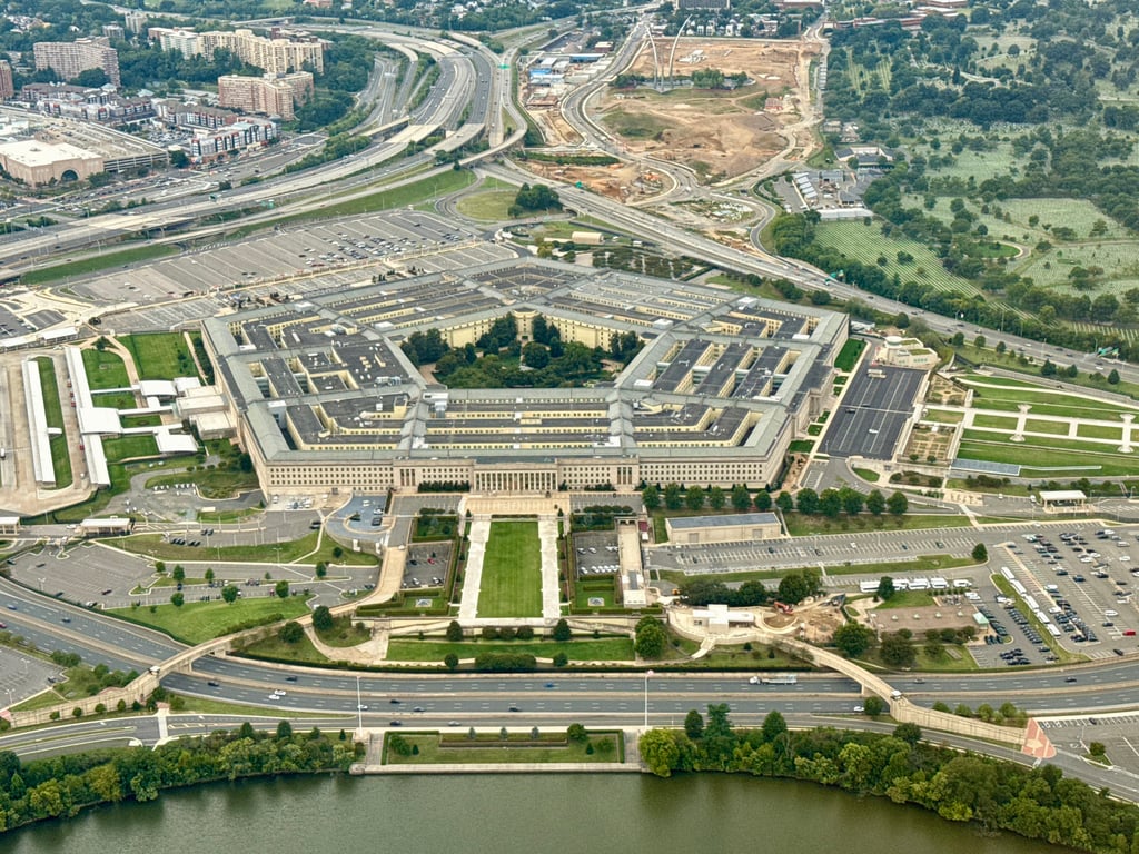 Aerial view of the US Pentagon in Arlington, Virginia. Photo: AFP