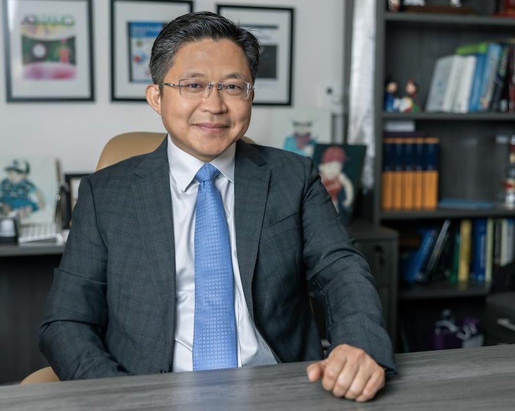 In 2021, Hu “Tony” Ye’s Tulane University lab developed a rapid Covid-19 testing kit that used saliva instead of nasal swabs. Photo: Handout