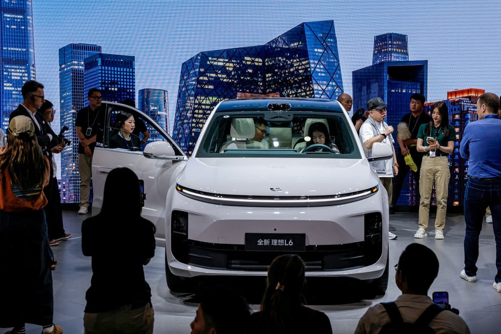 A Li Auto L6. The company is one of the few profitable EV makers in mainland China. Photo: Reuters