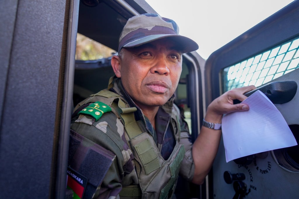 Colonel Michael Randrianirina earlier this week. Photo: AP