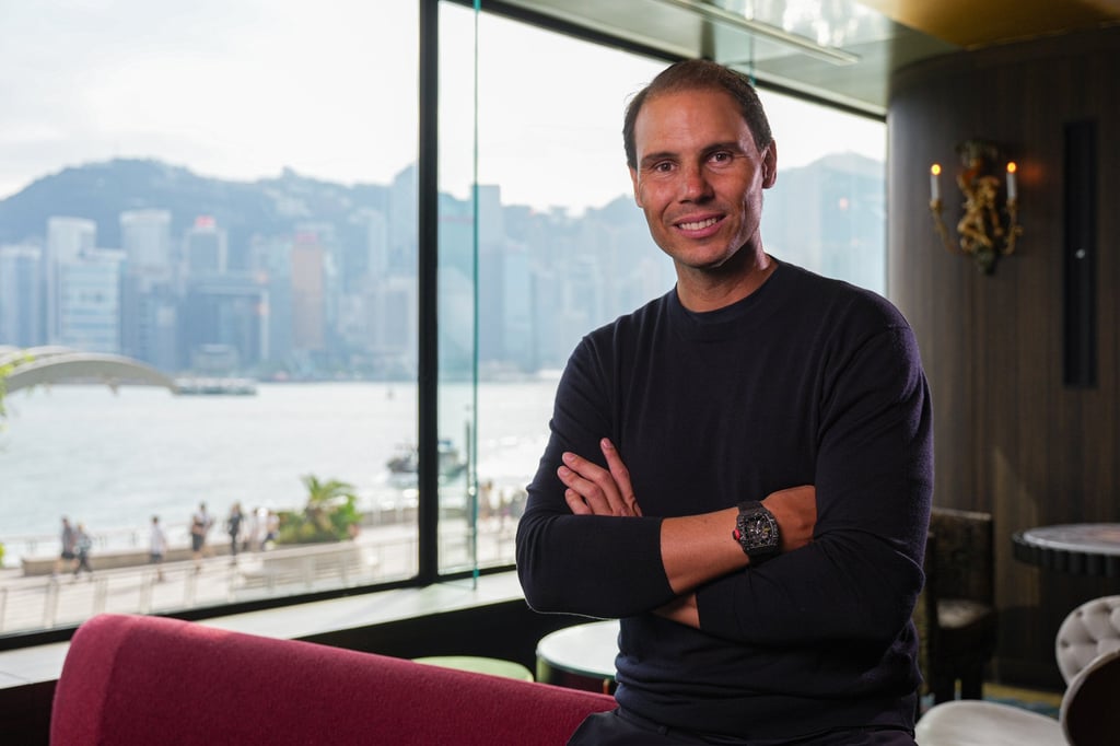 Tennis legend Rafa Nadal has partnered with Hong Kong-based WEMP Foundation, which focuses on youth mental wellness. Photo: Eugene Lee