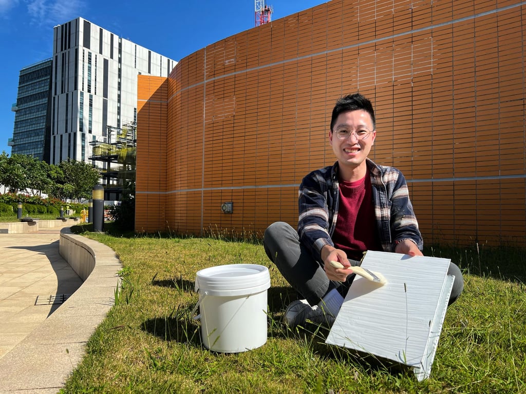 Martin Zhu’s company focuses on electricity-free cooling technology. Photo: Handout