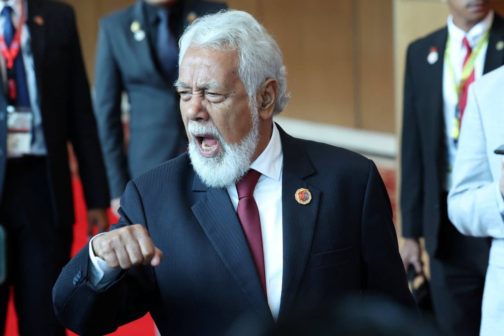 Gusmao attends the Asean summit in Kuala Lumpur on Sunday. Photo: Reuters