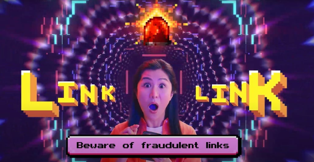 A screenshot from an anti-fraud video campaign by the Hong Kong Monetary Authority. Photo: Handout