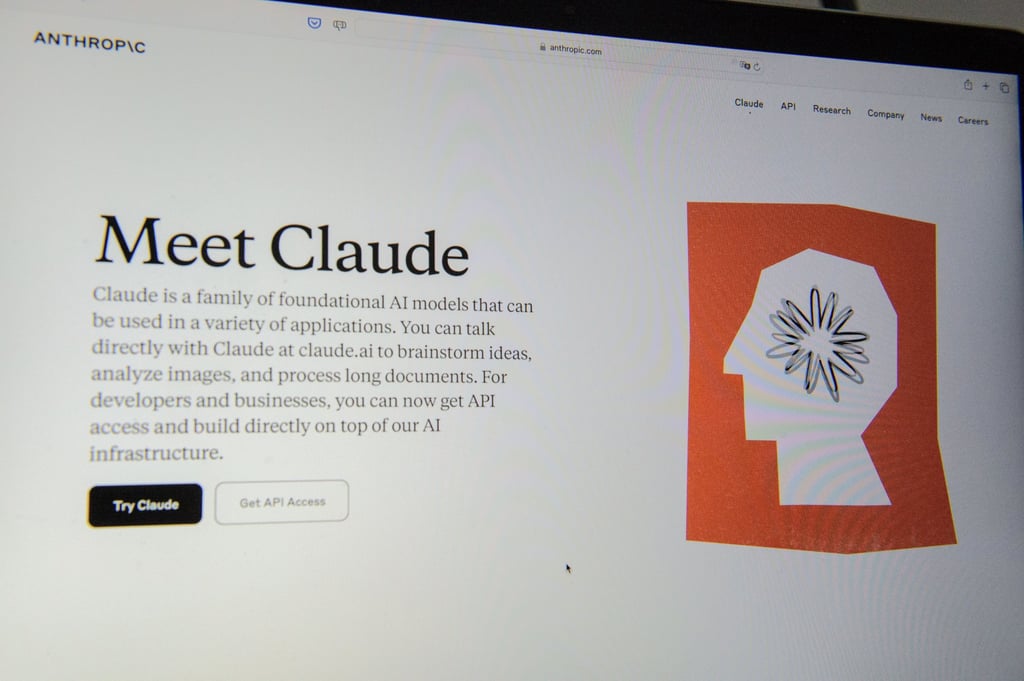 Anthropic develops the AI chatbot, Claude. Photo: dpa
