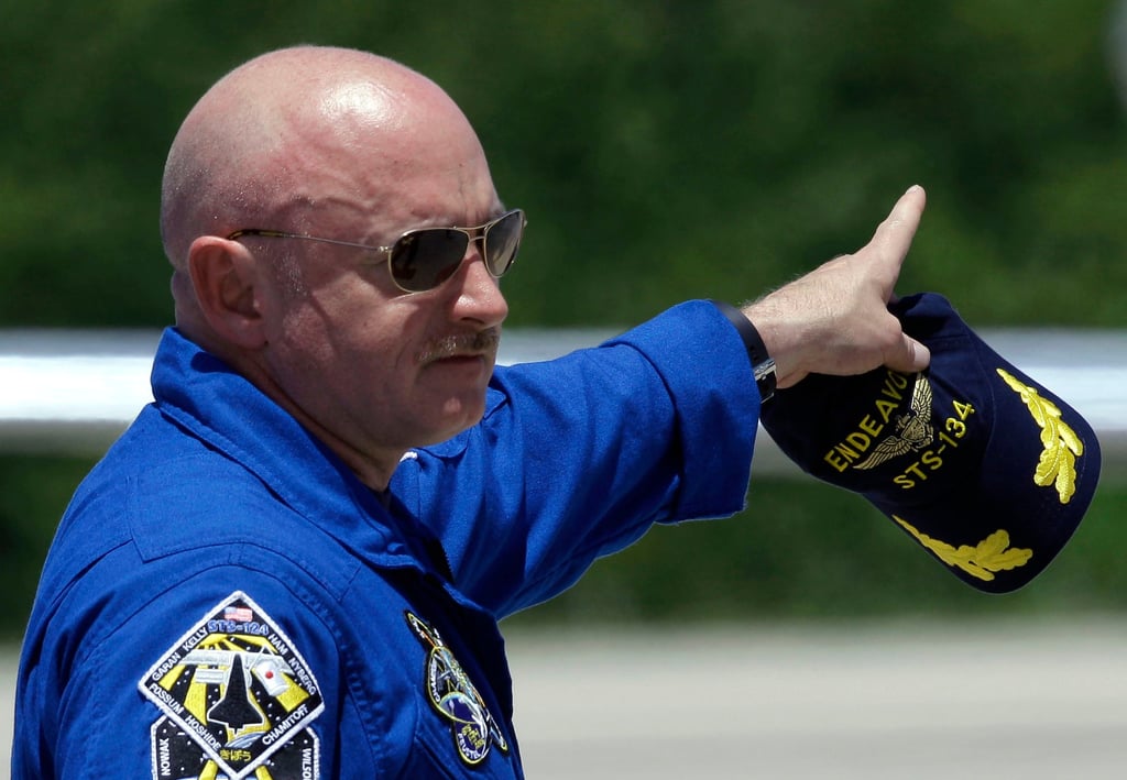Mark Kelly in 2011, when he was an astronaut. Photo; AP