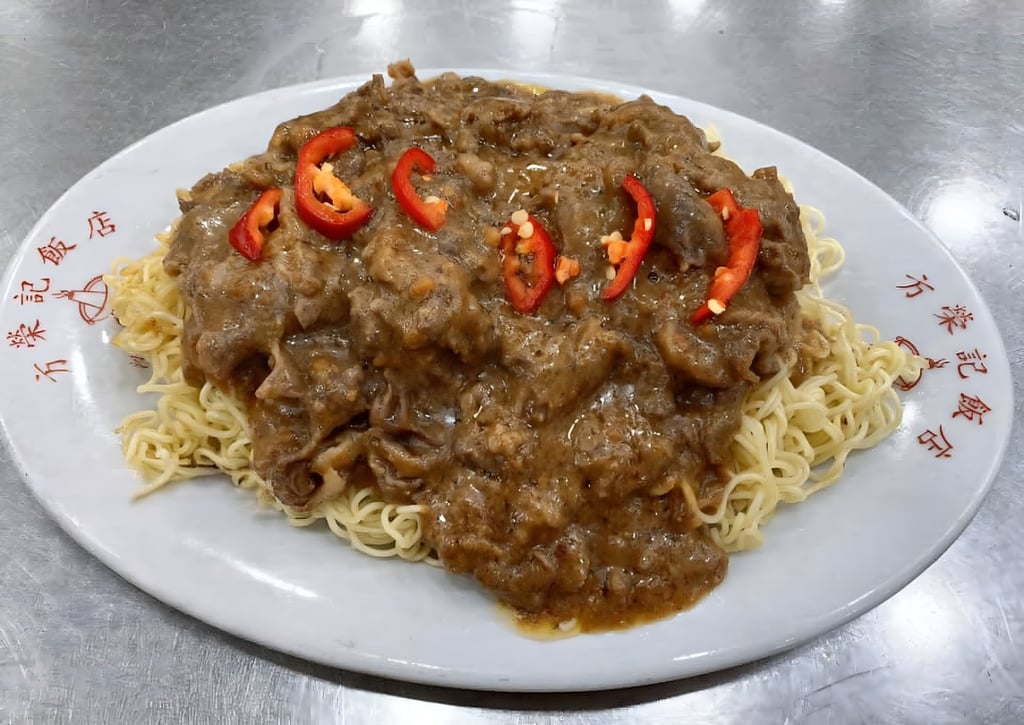 Ding How noodles became a staple in cha chaan teng dishes throughout the city. Photo: Handout