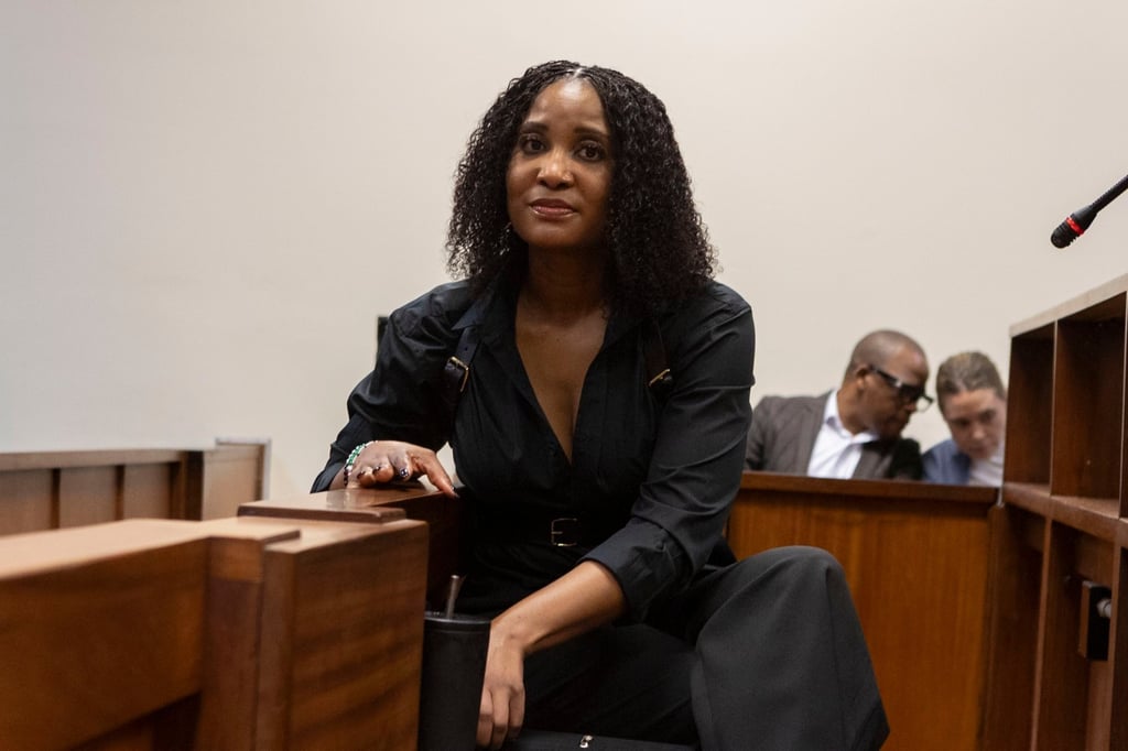 Duduzile Zuma-Sambudla appears in court in Durban, South Africa earlier this month. Photo: EPA