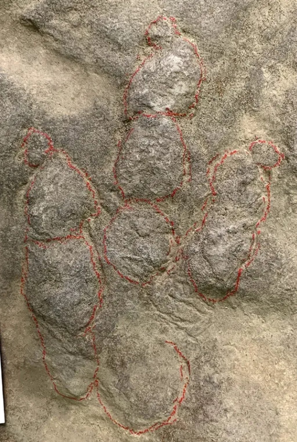 The brothers had been using the rocks, one of them above, as stepping stones for nearly 20 years. Photo: QQ.com