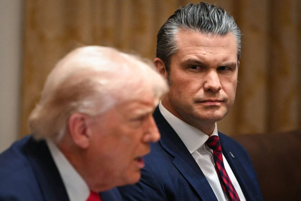 Pete Hegseth says US-China relations under the Trump administration are stronger than in many years. Photo: AFP